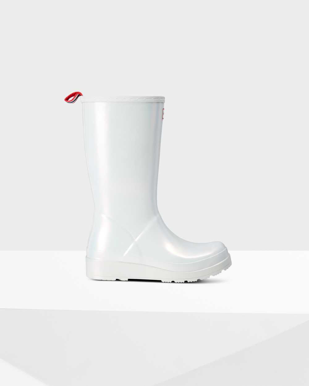 Hunter Original Play Tall Nebula Mid-Calf Women's Rain Boots NZ-15268N Silver